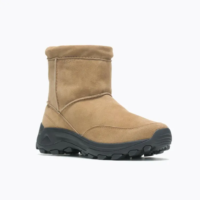 Merrell Winter Pull On Wide Width Camel Men Winter Boots