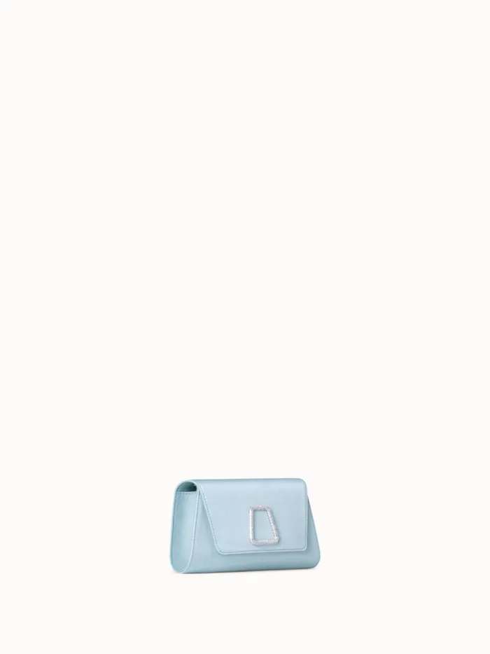 Mini Anouk Clutch In Satin With Crystal Trapezoid Vespa Women Akris Mini Bags