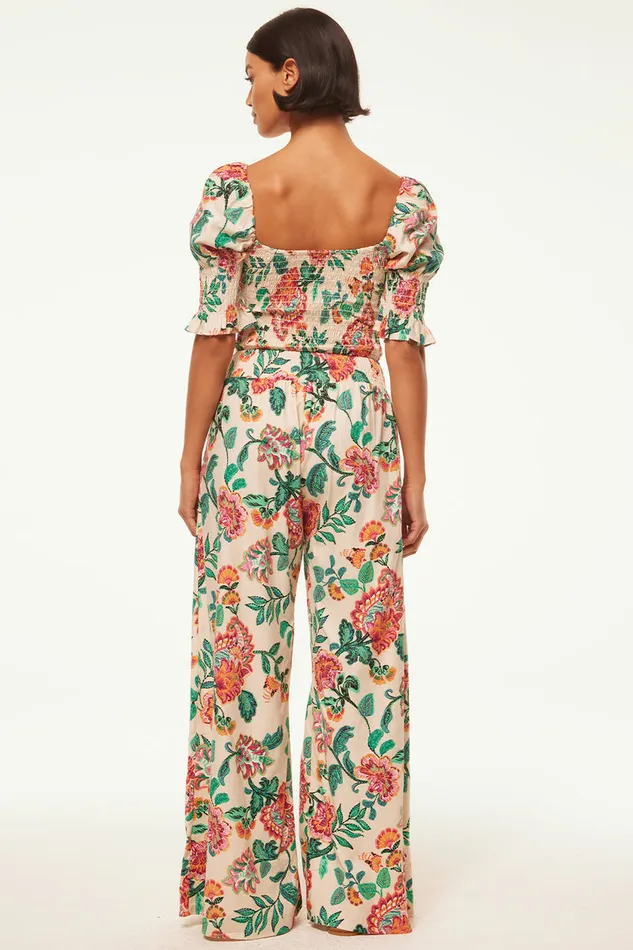 Misa Los Angeles Alia Pant Malika Paisley Floral Women Matching Sets