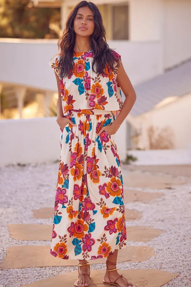 Misa Los Angeles Alina Top Flora Marbella Women Tops