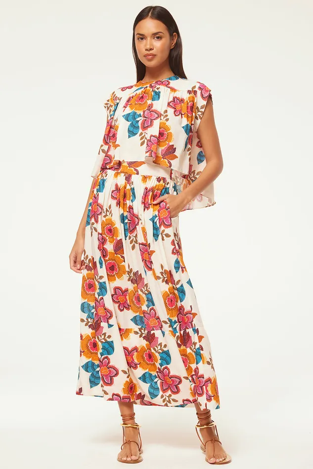 Misa Los Angeles Alina Top Flora Marbella Women Tops