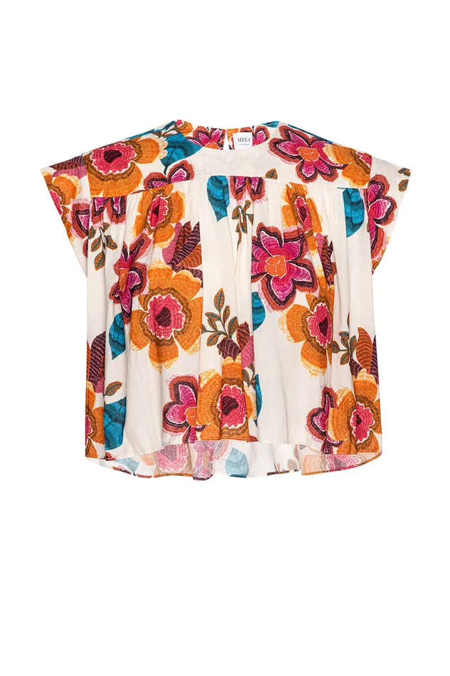 Misa Los Angeles Alina Top Flora Marbella Women Tops