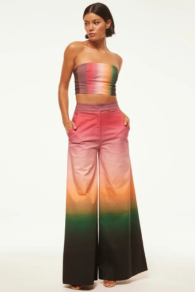 Misa Los Angeles Candy Bandeau Cali Ombre Cotton Women Matching Sets