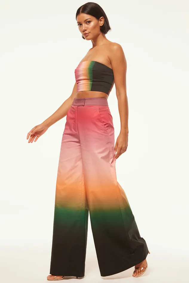 Misa Los Angeles Candy Bandeau Cali Ombre Cotton Women Matching Sets