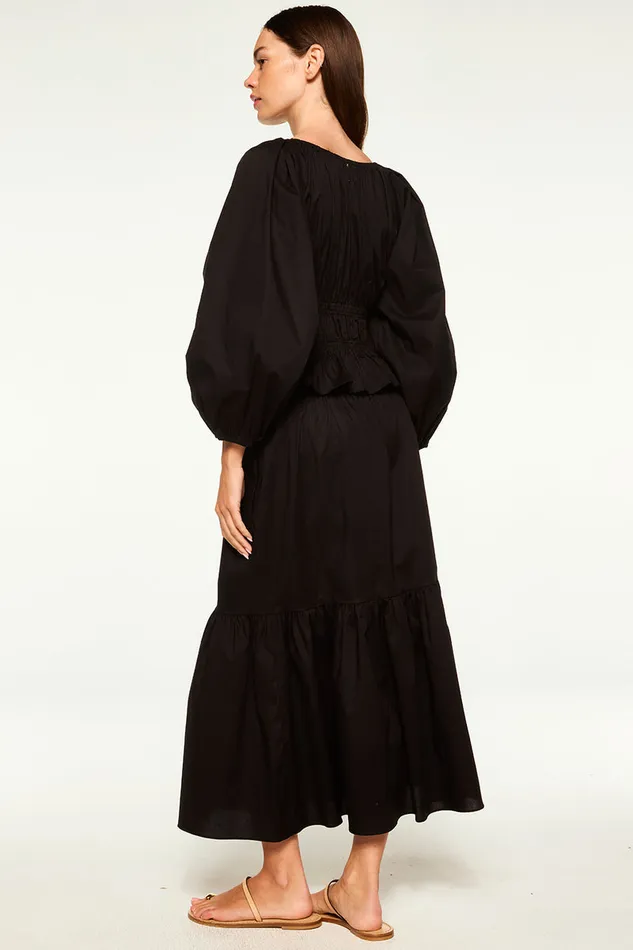 Misa Los Angeles Elna Skirt Black Women Skirts and Shorts