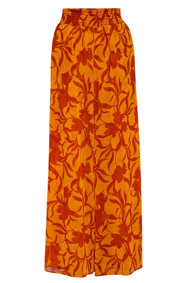 Misa Los Angeles Freda Pant Atlas Floral Persimmon Women Pants