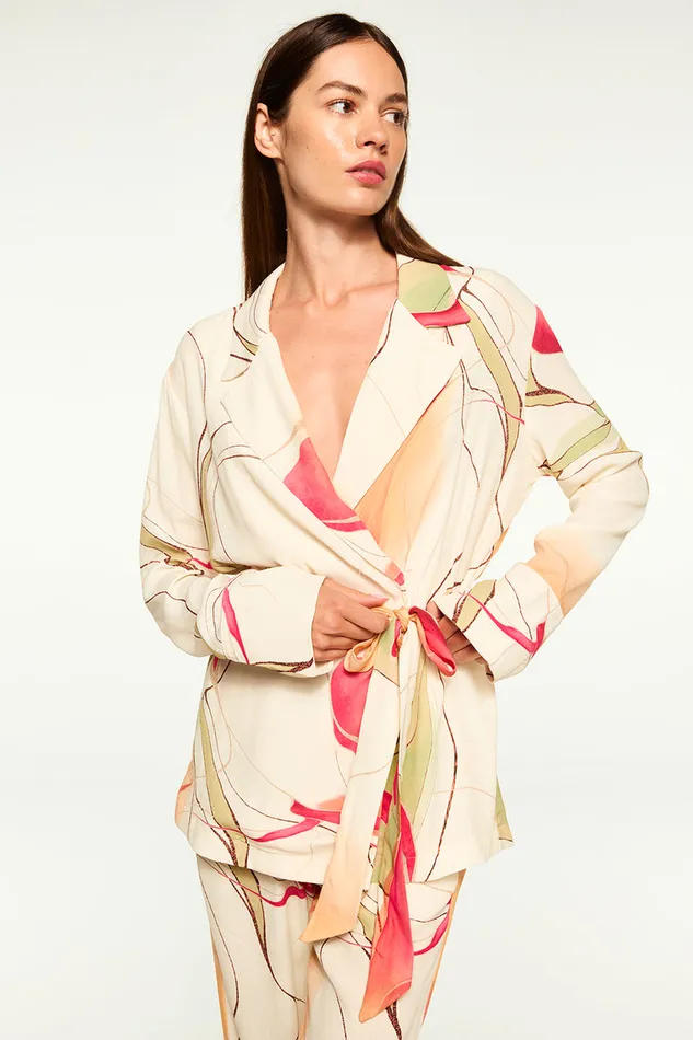 Misa Los Angeles Freja Top Divine Marble Crepe Women Tops