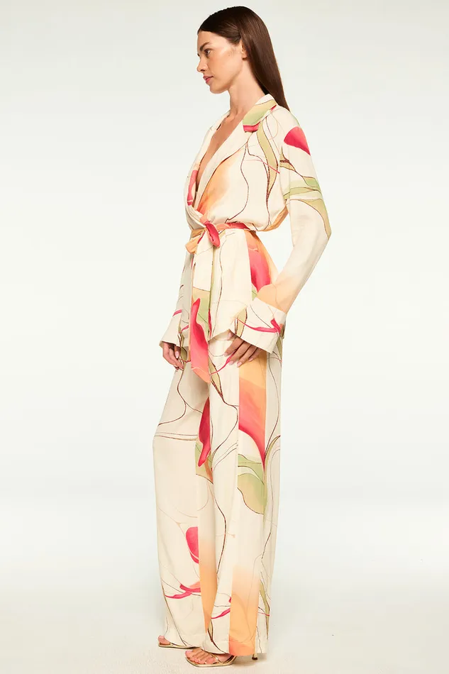 Misa Los Angeles Freja Top Divine Marble Crepe Women Tops