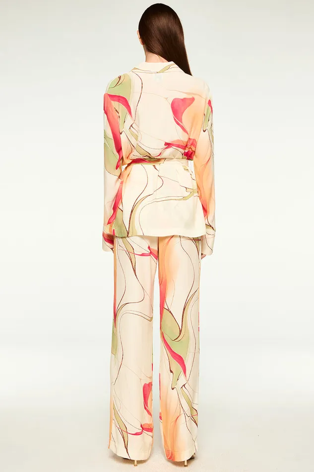Misa Los Angeles Freja Top Divine Marble Crepe Women Tops