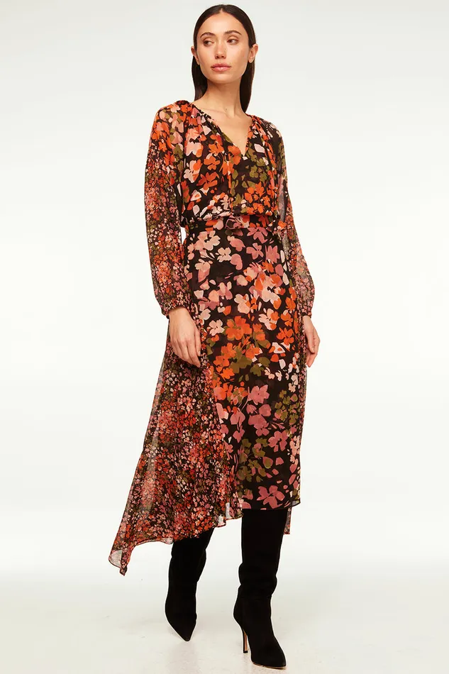 Misa Los Angeles Maral Skirt Autumn Flora Mix Women Skirts and Shorts
