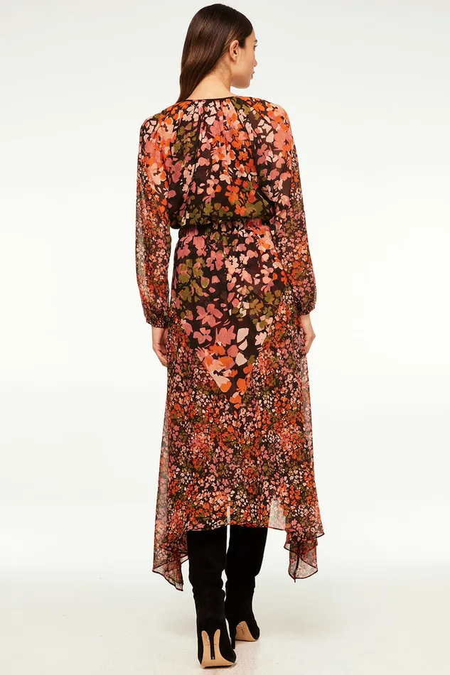 Misa Los Angeles Maral Skirt Autumn Flora Mix Women Skirts and Shorts