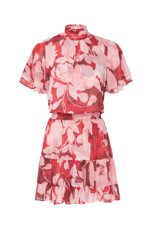 Misa Los Angeles Saffie Dress Flora Rosada Women Dresses