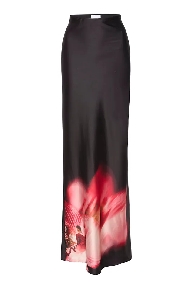 Misa Los Angeles Sierra Skirt Midnight Orchid Women Skirts and Shorts