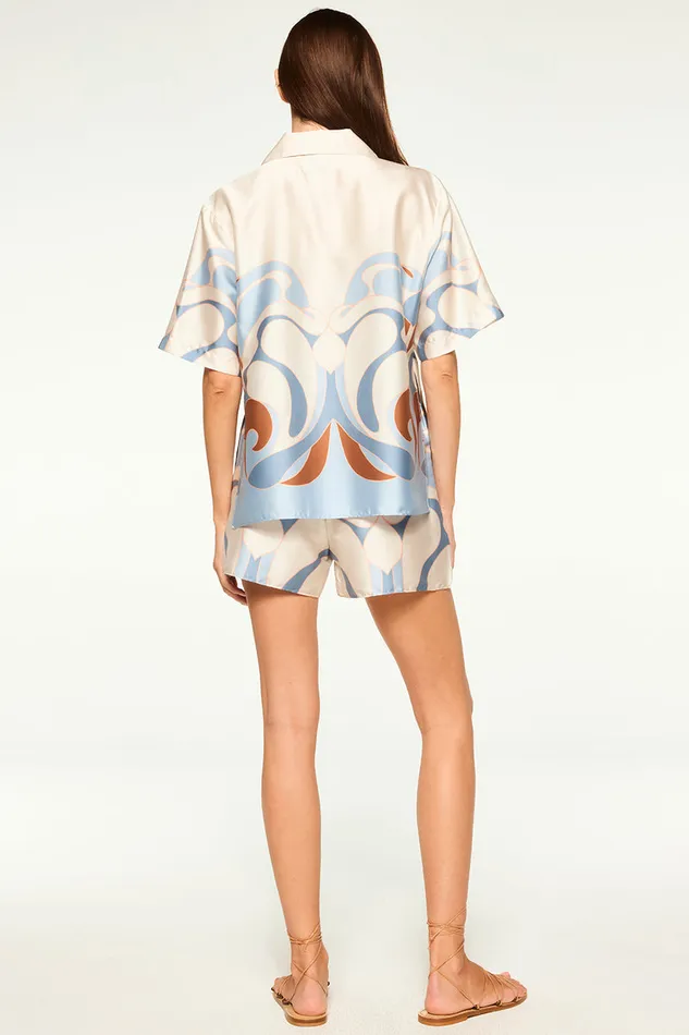 Misa Los Angeles Solange Top The Swans Border Women Matching Sets