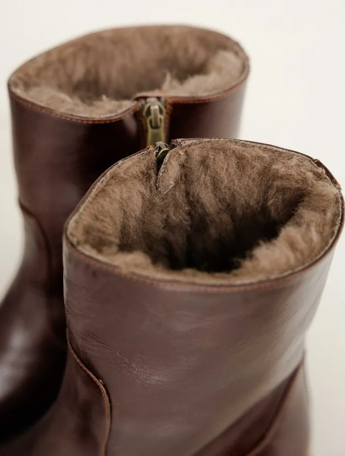 Molly Irish Coffee Women Bobbies Ankle Boots