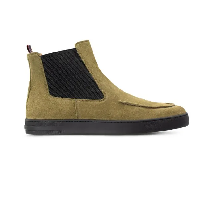 Moreschi Boots Green Suede Ankle Boot 8211 Men