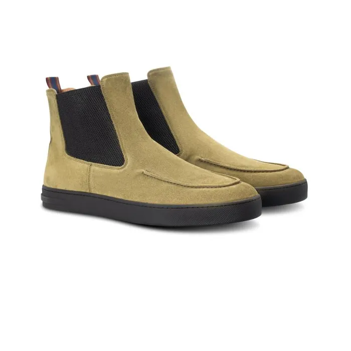Moreschi Boots Green Suede Ankle Boot 8211 Men
