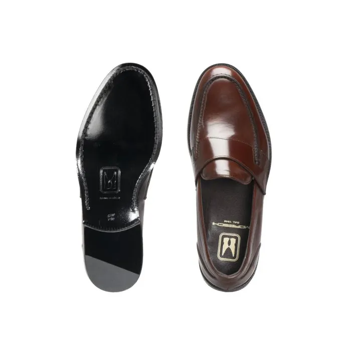 Moreschi Loafers FOR HIM 8211 Brown Leather Loafer 8211 Men