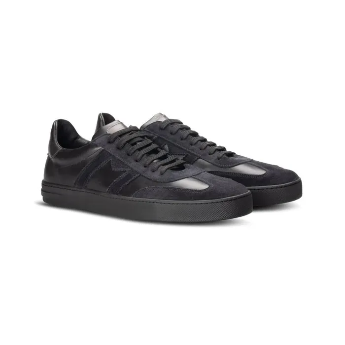 Moreschi Sneakers Black Leather Sneaker 8211 Men