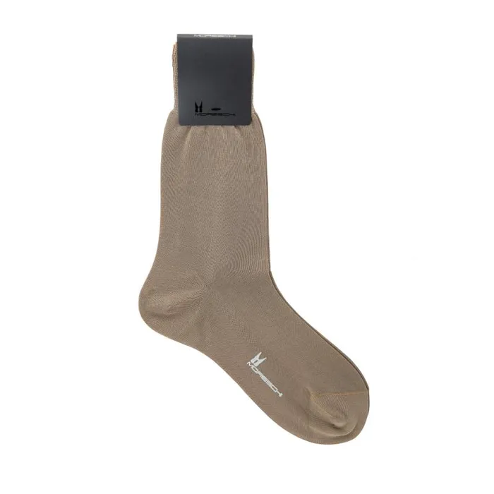 Moreschi Socks Beige Cotton Socks 8211 Men