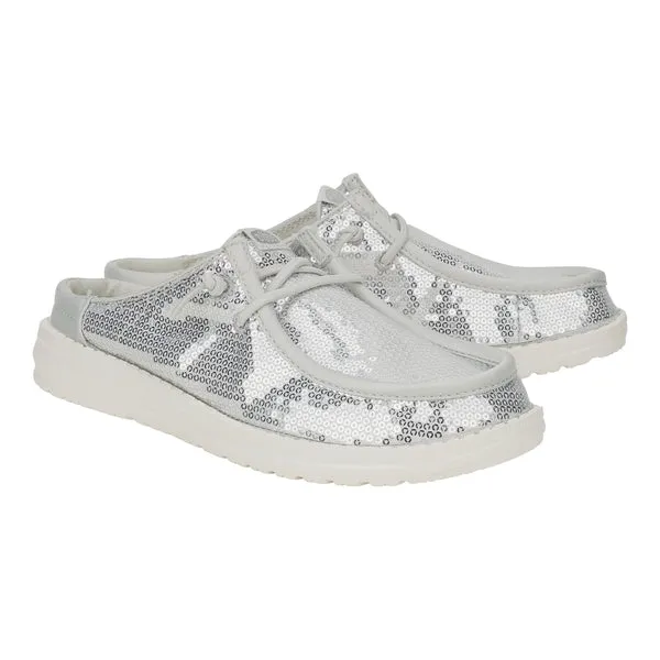 Mules heydude Apparel Wendy Slip Sequin White