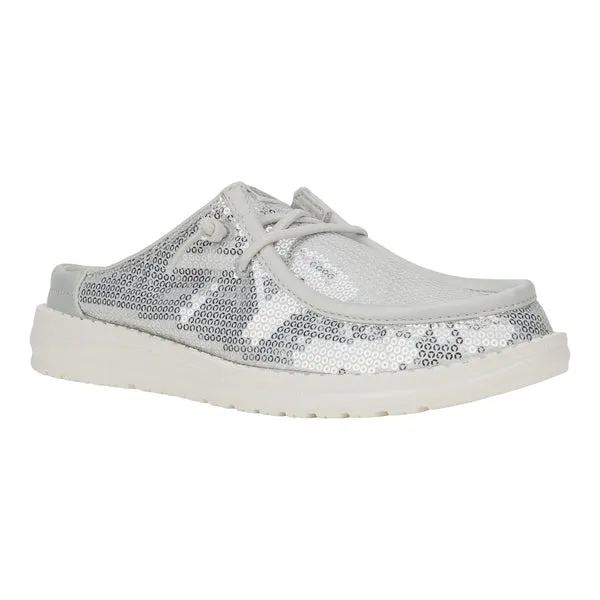 Mules heydude Apparel Wendy Slip Sequin White