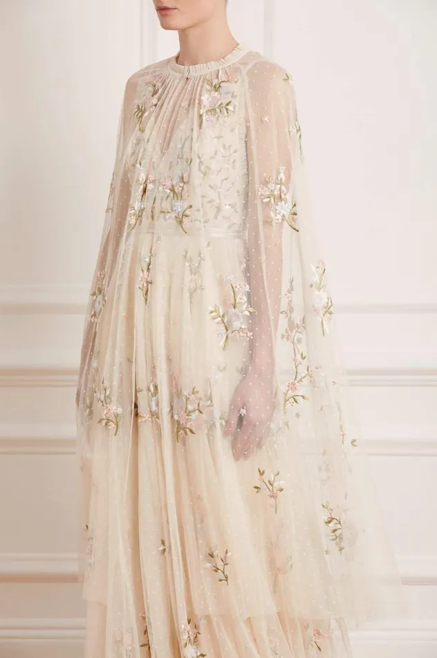 Needle and Thread Capes Petunia Midaxi Cape Champagne 8211 Women