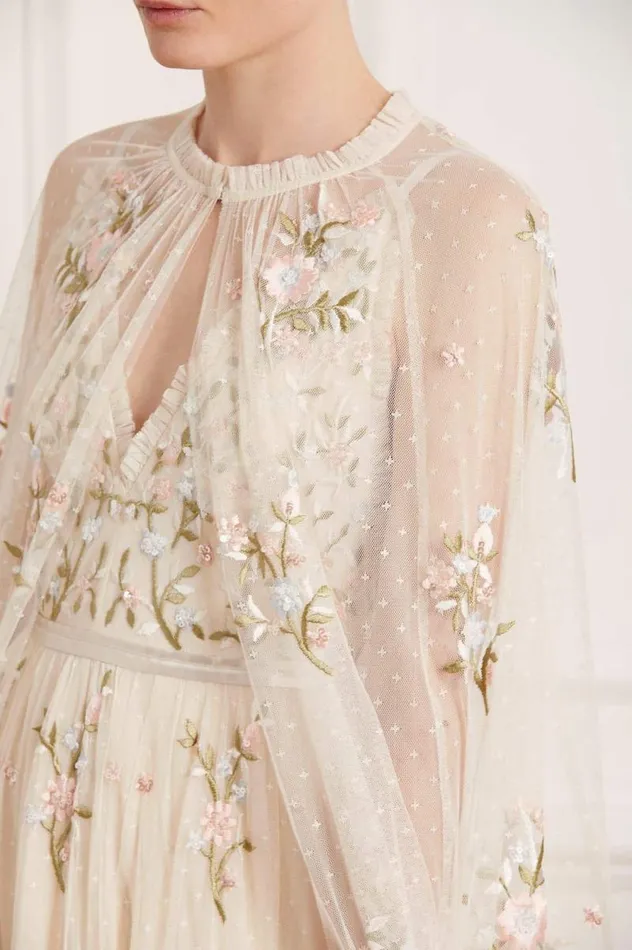Needle and Thread Capes Petunia Midaxi Cape Champagne 8211 Women