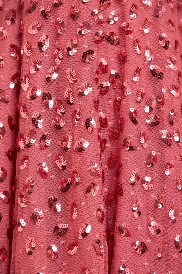 Needle and Thread Dresses Autumn Leaves OffShoulder Ballerina Dress Pink 8211 Women