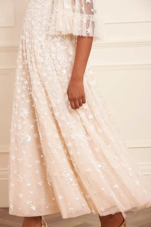 Needle and Thread Dresses Constellation Gloss Ankle Gown Champagne 8211 Women