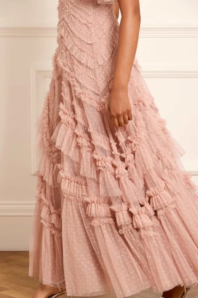 Needle and Thread Dresses Elia Short Sleeve Gown Pink 8211 Women