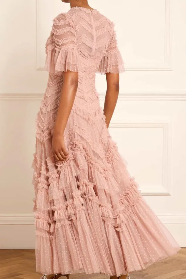 Needle and Thread Dresses Elia Short Sleeve Gown Pink 8211 Women