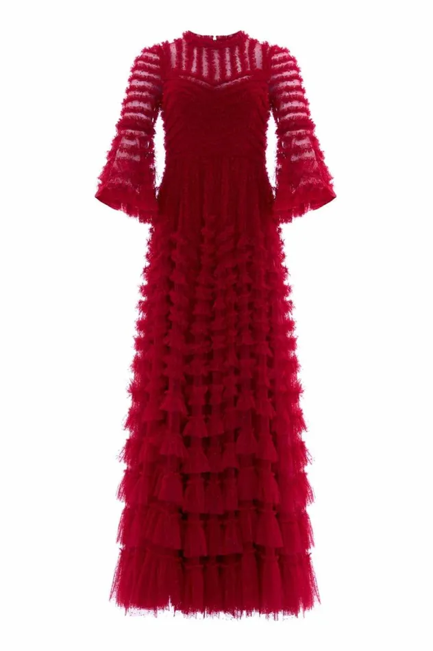 Needle and Thread Dresses La Vie En Rose Round Neck Gown Red 8211 Women