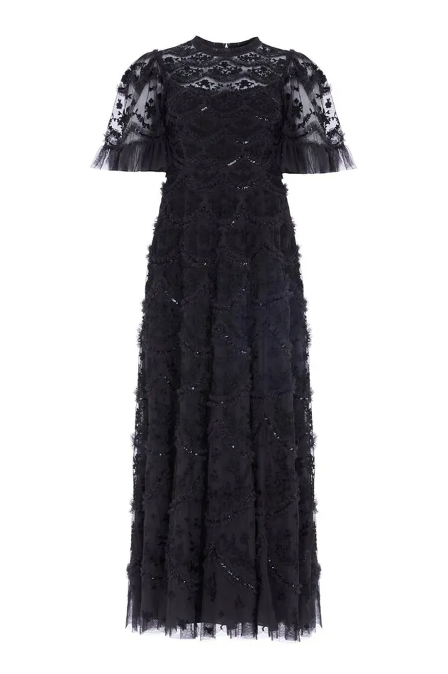 Needle and Thread Dresses Lily Bloom Ankle Gown Black 8211 Women