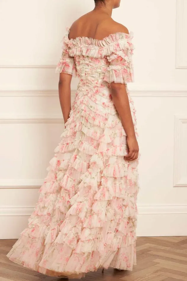Needle and Thread Dresses Summer Posy Lana OffShoulder Gown Multi 8211 Women