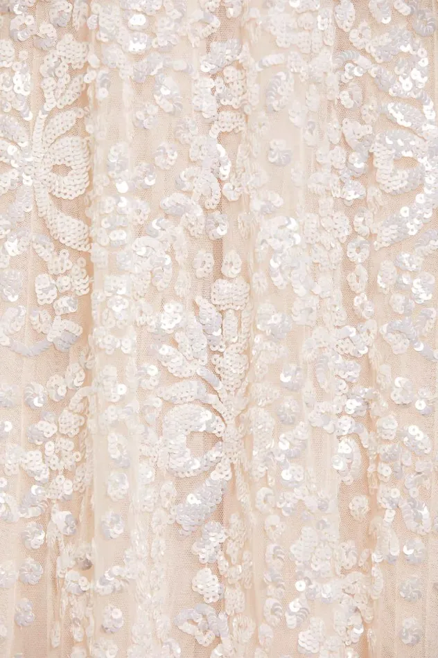 Needle and Thread Dresses Victorian Wreath Gloss Long Sleeve Gown Champagne 8211 Women