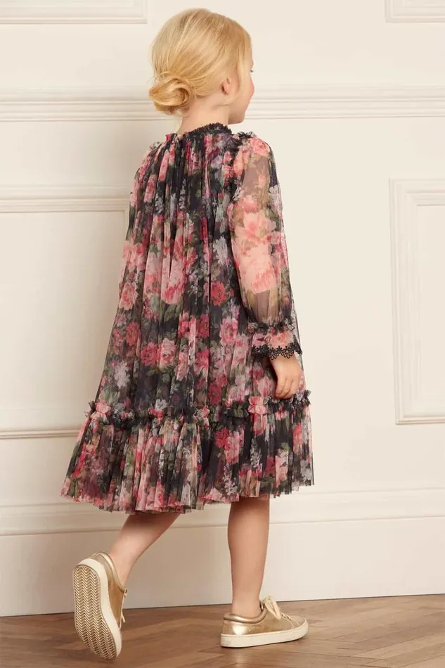 Needle and Thread Kids Formalwear Midnight Dance Long Sleeve Kids Dress Black 8211 Kids