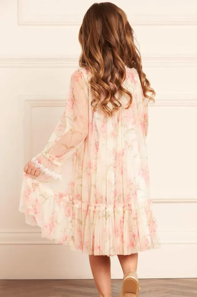 Needle and Thread Kids Formalwear Summer Posy Long Sleeve Kids Dress Multi 8211 Kids