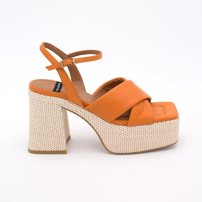 ngel Alarcn Heeled Shoes Woman SANGALO 8211 Padded Sandal With Block Heel andplatform