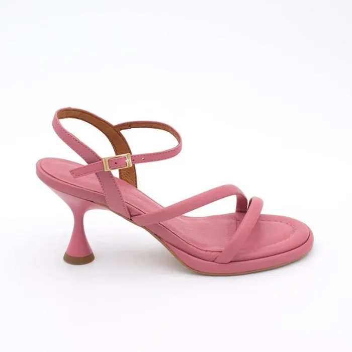 ngel Alarcn Sandals Woman CATHY 8211 Leather Padded Sandals With Conical Heel