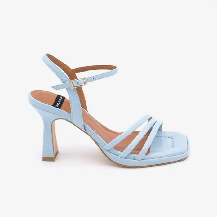 ngel Alarcn Sandals Woman PEIRON 8211 Shiny Leather Ankle Strap Sandals