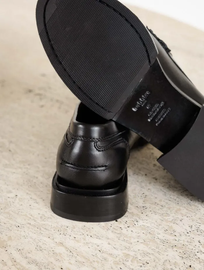 Nicky Passion Black Women Bobbies Loafers and Derbies