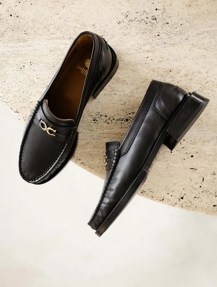 Nicky Passion Black Women Bobbies Loafers and Derbies