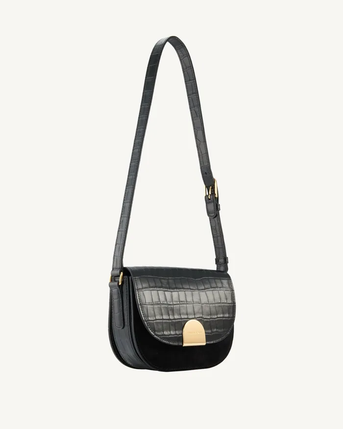 Nili Lotan Handbags Women LE ELLIE SADDLE BAG Black And Gold