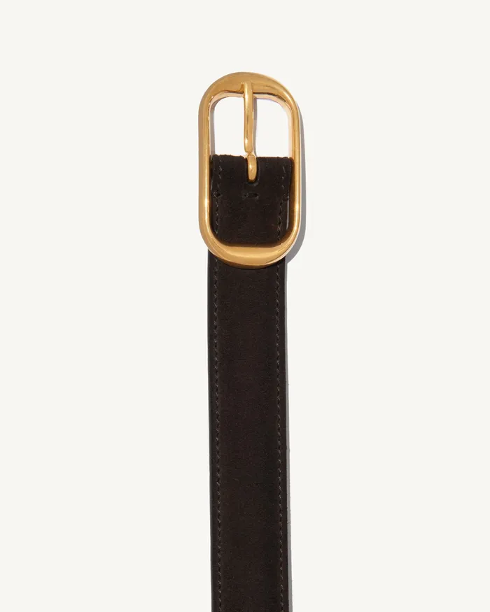 Nili Lotan REINE BELT Espresso Women Belts and Accessories