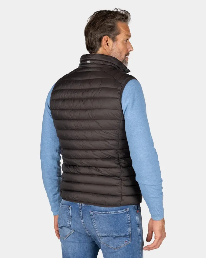 NZA New Zealand Auckland Jackets Brown Padded Vest 8211 Mud 8211 Men