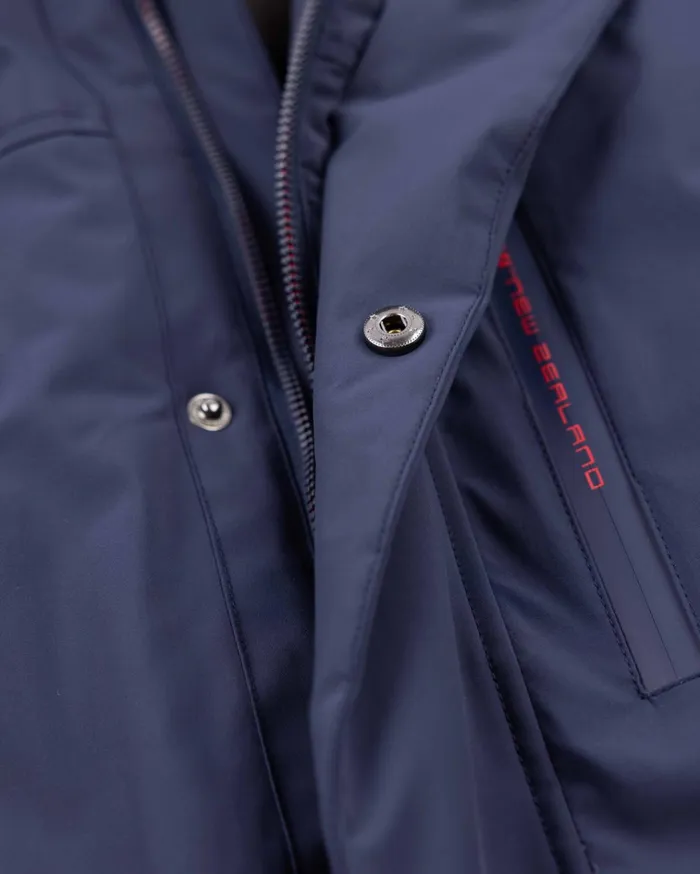 NZA New Zealand Auckland Jackets Dark Blue Parka With Standing Collar 8211 Winter Navy 8211 Men NZA New Zealand Auckland Jackets Dark Blue Parka With Standing Collar 8211 Winter Navy 8211 Men