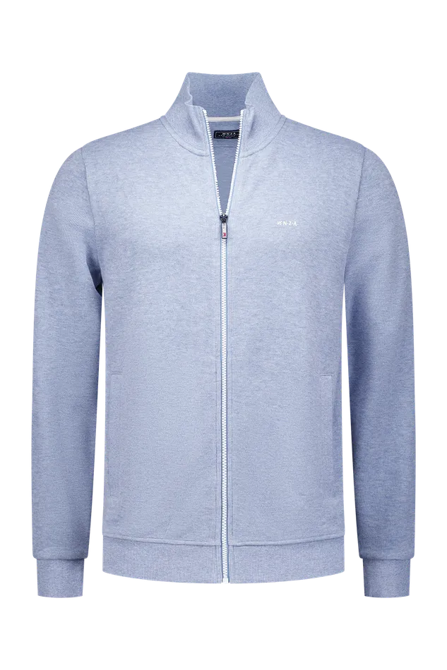 NZA New Zealand Auckland Knitwear Light Blue Cardigan 8211 Phantom Blue 8211 Men NZA New Zealand Auckland Knitwear Light Blue Cardigan 8211 Phantom Blue 8211 Men