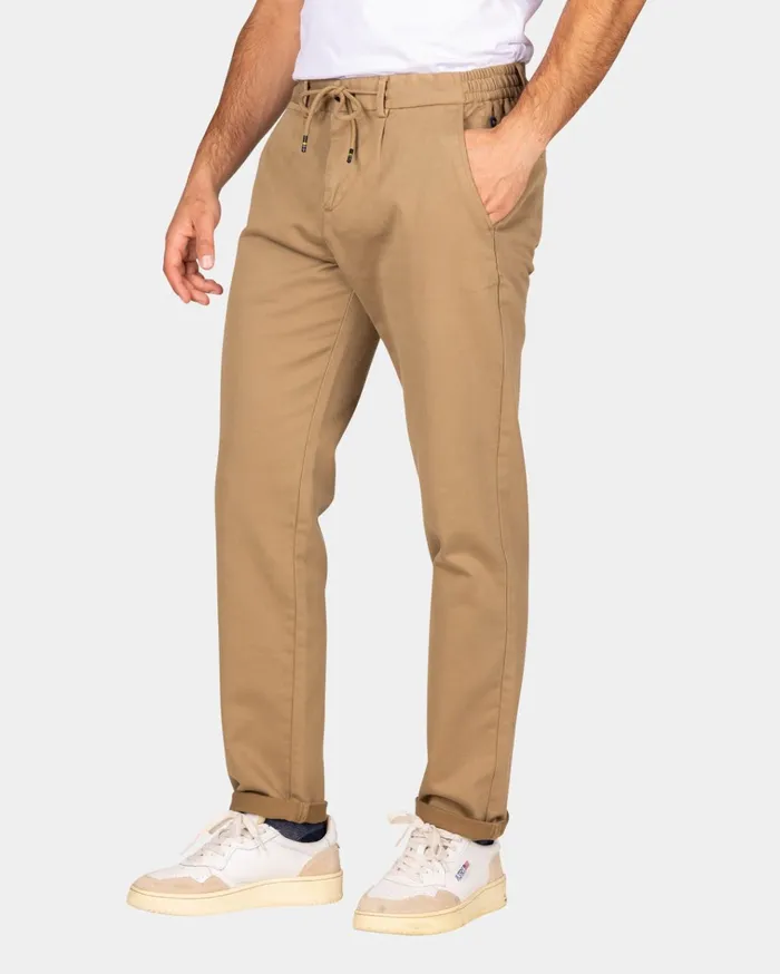 NZA New Zealand Auckland Trousers Ecru Jersey Chino 8211 Shimmering Sand 8211 Men