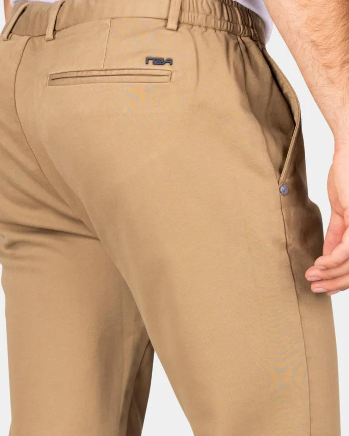 NZA New Zealand Auckland Trousers Ecru Jersey Chino 8211 Shimmering Sand 8211 Men